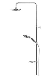 Душевая стойка Swedbe Calypso 5058 без смесителя хром/светло-серый